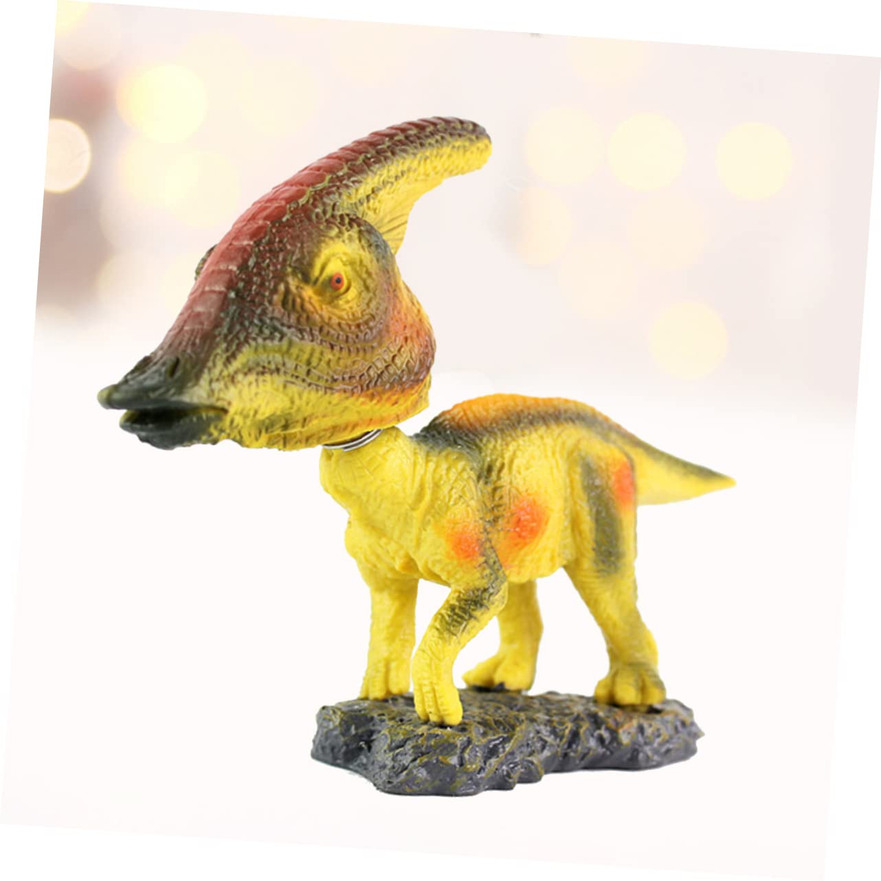 Amazon.co.jp: OATIPHO パラサウロロフス 恐竜模型 置物 装飾品 頭を